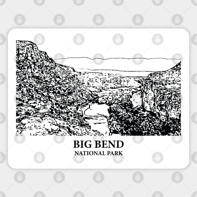 Big Bend National Park Sticker by Lakeric